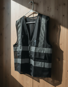 Vêtement de sécurité réfléchissant multi-poches, gilet de chantier haute visibilité, gilet réfléchissant pour la conduite, veste de sécurité routière, gilet de sécurité avec logo personnalisé - Product Image 1