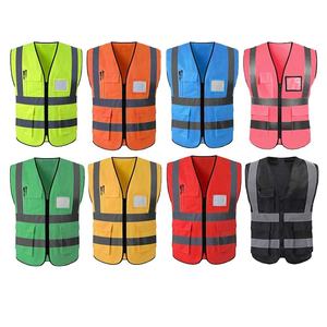 Chaleco de Seguridad Reflectante de Alta Visibilidad Unisex, Verde, Poliéster, Ropa de Trabajo - Product Image 5