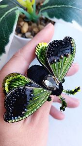 MD HANDICRAFTS Handmade Fashion Embroidery Beaded Brooch with Fine Craftsmanship for Children's & Women's Wedding Occasions - Product Image 4