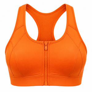 Soutien-gorge de sport et de yoga à quatre aiguilles et six fils, soutien-gorge de sport tendance, léger, séchage rapide, respirant, torsion avant, push-up - Product Image 5