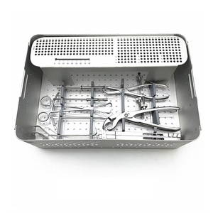 Juego de Instrumentos Ortopédicos para Mini Fragmentos, Herramientas Quirúrgicas Manuales de Acero Inoxidable, Kit de Sistema de Fijación Ósea para Uso Médico Quirúrgico - Product Image 3