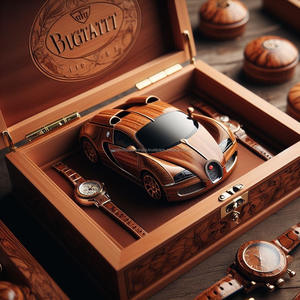 Boîtes de montres en bois haut de gamme avec logo personnalisé pour les conteneurs d'emballage de cadeaux individuels Stockage de montres en bois de qualité supérieure - Product Image 2