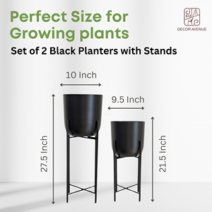 Trending Black <b>Gold</b> Metal Decorative Planters Stand Home Office Living Room Bedroom Use Multifunctional Flower <b>Plant</b> <b>Pot</b> Pack - Product Image 4
