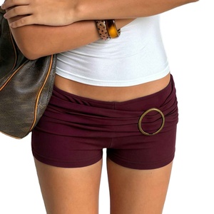 Shorts décontractés pour femmes, qualité professionnelle, taille élastique à cordon de serrage, ajustement réglable, séchage rapide, finition douce, essentiels de l'été - Product Image 3