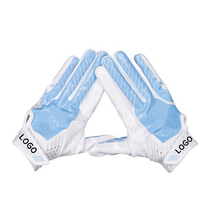 Gants de football ajustables avec paume en silicone pour une adhérence optimale, adaptés à toutes les conditions météorologiques, vente en gros - Product Image 2