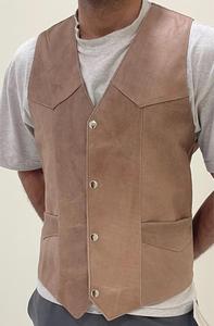 Nouveau Gilet de Moto en Cuir Véritable Tendance 2026 pour Hommes, Grande Taille, Imperméable, Respirant, de Protection, Personnalisable - Product Image 5