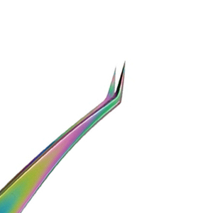 Pinzas de Acero Inoxidable Premium con Punta de Fibra para Mega Volumen, Alta Precisión, Antimagnéticas, Tecnología de Rejilla Antideslizante para Fácil Recogida de Pestañas - Product Image 4