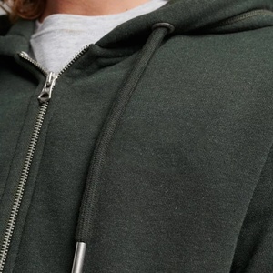 Sudaderas con capucha lisas de poliéster para hombre con logotipo personalizado al por mayor de fábrica 2023, diseño forrado de gran tamaño para imprimir - Product Image 4