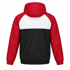 Chaqueta Cortavientos Impermeable con Capucha y Bloques de Color para Hombre, con Cierre y Bolsillos, Abrigo Casual de Invierno con Relleno de Algodón - Product Image 5