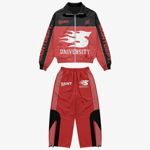 2026 Newly Custom <b>Men's</b> Polyester Tracksuit Set <b>Zip</b>-Up Track <b>Jacket</b> & Jogger Pants Streetwear Sportswear Training Suit OEM ODM - Product Image 3