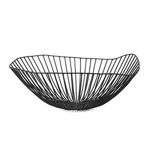 Panier à fruits en métal de designer exclusif pour comptoir de cuisine haut de gamme, table à manger, rangement et élégance décorative - Product Image 1