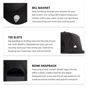 Gorra de golf con soporte para tees, de fábrica OEM, ajustable, con soporte para tees incorporado para entrenamiento y juego de golf. - Product Image 4