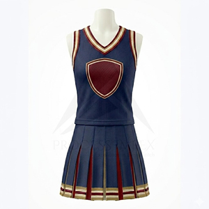 Factory Direct Custom Cheerleading Uniforms Comfortable Stretchable Girls Professional Team Sportswear Sets - Product Image 1