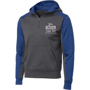 Sweat à capuche à demi-fermeture éclair St249 Sports unisexe 2025 Design personnalisé Logo Textes Broderie Tech Fleece Sweatshirts promotionnels - Product Image 2