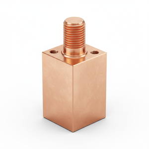 Connecteur Électrique en Cuivre Usiné CNC de Précision, Fixation OEM, Connecteur de Terminal en Cuivre Usiné CNC de Haute Qualité - Product Image 1