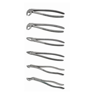 Jeu de forceps d'extraction dentaire sur mesure en acier inoxydable de qualité allemande, chirurgical, manuel, certifié MOL, professionnel, pour usage buccal - Product Image 4