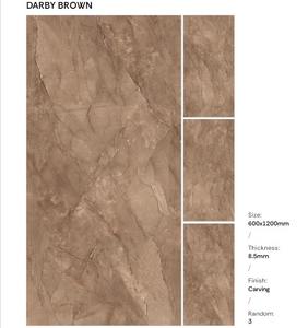 Diseños modernos de pisos cerámicos con apariencia de mármol indio, baldosas homogéneas de porcelana de 600x1200 mm, precios en Ghana, Emiratos Árabes Unidos, Estados Unidos, África. - Product Image 3