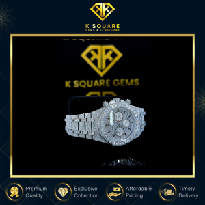 Reloj de Lujo Unisex VVS con Diseño Único, Resistente al Agua, de Acero Inoxidable, Cuero y Cuarzo, con Diamantes Moissanite, a Precio Bajo de Mercado y Suministro al por Mayor - Product Image 6