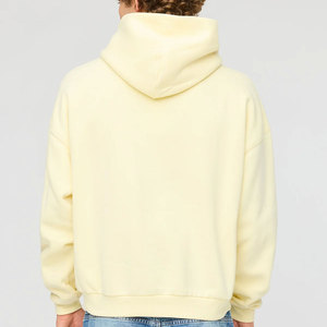 Oferta de Invierno: Sudadera con Capucha para Hombre, 100% Algodón, Corte Regular, Transpirable, Informal, Sin Forro, Color Liso - Product Image 3
