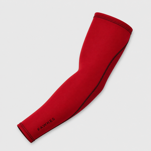 Fawkes Cycling <b>Compression</b> <b>Arm</b> <b>Sleeve</b> Black Red Anti-Uv Unisex Adult Quick Dry Breathable Spandex/Polyester Customization Cheap - Product Image 1