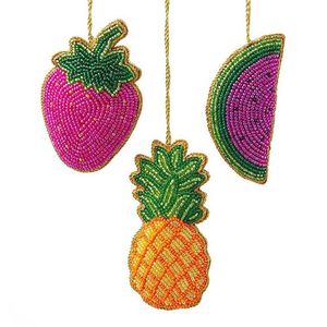 Key Chains Beaded Embroidery Christmas Tree Ornament Seasonal Gift Premium Quality Seed Beads Christmas Tree Ornament Home - Product Image 4