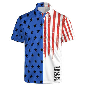 Camisa polo divertida para hombre con estampado de equitación, camisa de golf de manga corta de secado rápido, camisetas deportivas que absorben la humedad - Product Image 2
