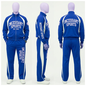 Conjunto Deportivo de Pantalones y Sudadera con Capucha para Hombre, Otoño, 100% Algodón, Transpirable, Ligero, Diseño Casual, con Detalles Laterales Delanteros - Product Image 2