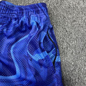Shorts de sport en maille pour hommes, style streetwear, personnalisables en gros, pour la gym et l'entraînement - Product Image 4