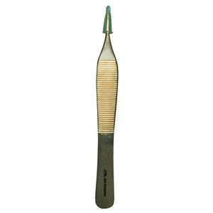 Pinzas Adson microquirúrgicas, grapadora de piel, pinzas para apósitos, pinzas de pulgar, pinzas quirúrgicas para apósitos, pinzas microdisectoras de acero inoxidable - Product Image 1
