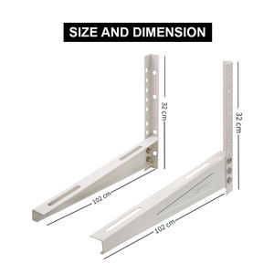 Support mural métallique robuste pour climatiseur, tendance, pour usage domestique et industriel, installation facile, haute stabilité - Product Image 1