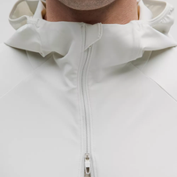 Chaqueta Unisex de Lona Recubierta, Impermeable, para Primavera, Sólida, para Senderismo, Caza, Cortavientos, Formal