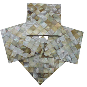 แผ่นรองแก้วมุกแท้ Royal Design MOP Coaster หรูหรา ประดับมุกแท้ ใช้ซ้ำได้ ราคาถูกที่สุด - Product Image 1