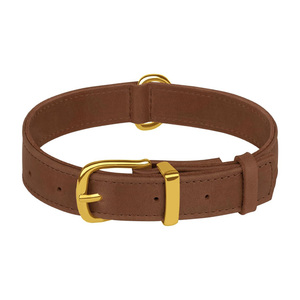 Collier pour chien en cuir le plus vendu, respirant, imperméable, classique, rembourré et doux, avec boucle réglable - Product Image 1