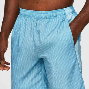 Shorts de sport décontractés pour hommes, respirants, séchage rapide, taille élastique non tissée, service OEM personnalisé, motif uni pour adultes et garçons - Product Image 5