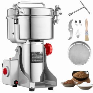 Macinatore Elettrico Commerciale a Oscillazione in Acciaio Inox da 2500g, 3400W, ad Alta Velocità, per Spezie e Polveri - Product Image 6