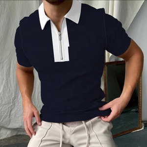 Nuevo Polo para hombre Camiseta de manga corta de microfibra Casual Algodón Sólido Anti-encogimiento Diseño de impresión para hombre Polos - Product Image 4
