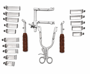 Juego de Retractores Cervicales Caspar Profesionales con Cuchillas Intercambiables, Instrumentos Quirúrgicos para Columna Vertebral, Acero Inoxidable Alemán - Product Image 5