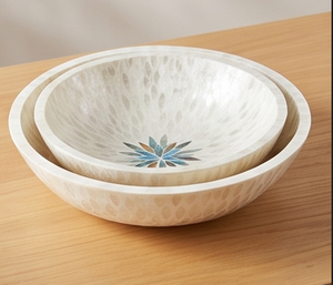ชามเซรามิกทำมือลายดอกไม้สไตล์โบฮีเมียน สำหรับตกแต่งโต๊ะอาหารที่บ้าน - Product Image 6