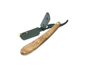 Professional Salon Single-Edge Cut-Throat Shaving <b>Razors</b> for Men Best Quality Stainless Steel Wood <b>Razor</b> <b>Straight</b> Cut Shave - Product Image 2