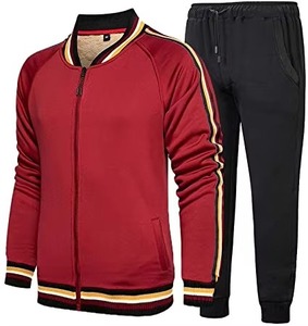 Custom Men's XL Plus Size Winter Tracksuit <b>Sets</b> Windproof Quick-Dry Reversible Football Fleece SweatSuit Logo Printed Breathable - Product Image 1