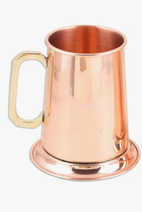 16oz Copper <b>Mug</b> with Handle Classic Beer Stein Moscow Mule Cup <b>Double</b> <b>Wall</b> Stainless Steel Beer Stein <b>Mug</b> Insulated Beer Drink - Product Image 4