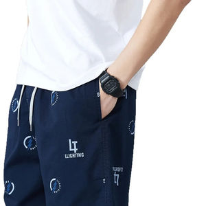 Pantalones Cortos de Algodón para Hombre, Corte Holgado, Cinco Cuartos, Casuales, para Playa, Verano, Finos, Talla Grande, Cómodos y Transpirables - Product Image 5