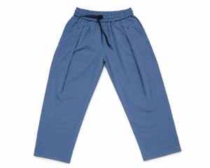 Men's Casual Straight Leg <b>Drawstring</b> <b>Trousers</b> Mid Elastic Stretch Washed Finish Plain Dyed Solid Pattern Snap Pocket-Woven Terry - Product Image 1