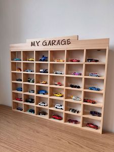 Organizador de Juguetes de Madera Moderno para Montar en la Pared, Hecho a Mano, Ecológico, de Primera Calidad, Regalo de Inauguración de Casa, Regalo de Diwali - Product Image 2