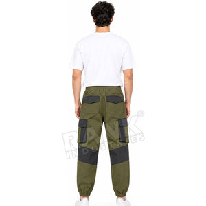 Classic <b>Stretch</b> Slim Fit Casual <b>Men</b> Cargo <b>Trousers</b> Soft Cotton Blended Fabric Breathable <b>Men</b> Cargo <b>Trousers</b> - Product Image 5