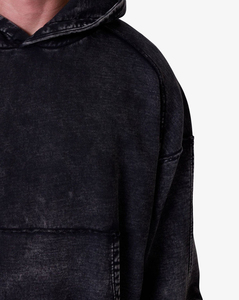 Sweat-shirt à capuche imprimé pour homme, coupe classique, couleur unie, 100% coton, tissu molletonné français, vêtement décontracté, style hiver, poche, écologique - Product Image 5