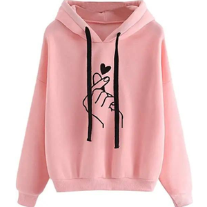 Sudaderas y Hoodies de Felpa para Mujer, Estampadas, Tejidas, con Logotipo Serigrafiado, de Pakistán - Product Image 6