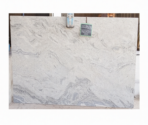 Dalle de granit blanc impérial poli, surface en pierre naturelle pour comptoirs de cuisine, revêtement mural, sol, utilisation intérieure - Product Image 1