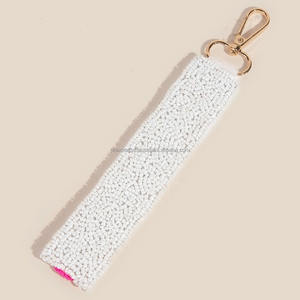 พวงกุญแจตัวอักษรสีสันสดใสทำมือพร้อมข้อความอ้างอิงติดกระเป๋าพวงกุญแจลูกปัดดีไอวายกระเป๋าเครื่องประดับกระเป๋า - Product Image 3