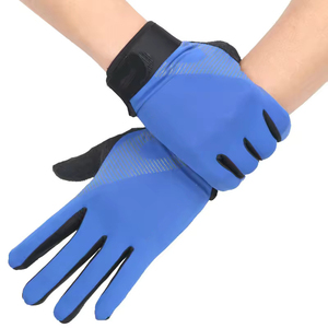 Gants de cyclisme à marque privée avec logo personnalisé, maille respirante et paume antidérapante pour les distributeurs de marques sportives, vente en gros - Product Image 4